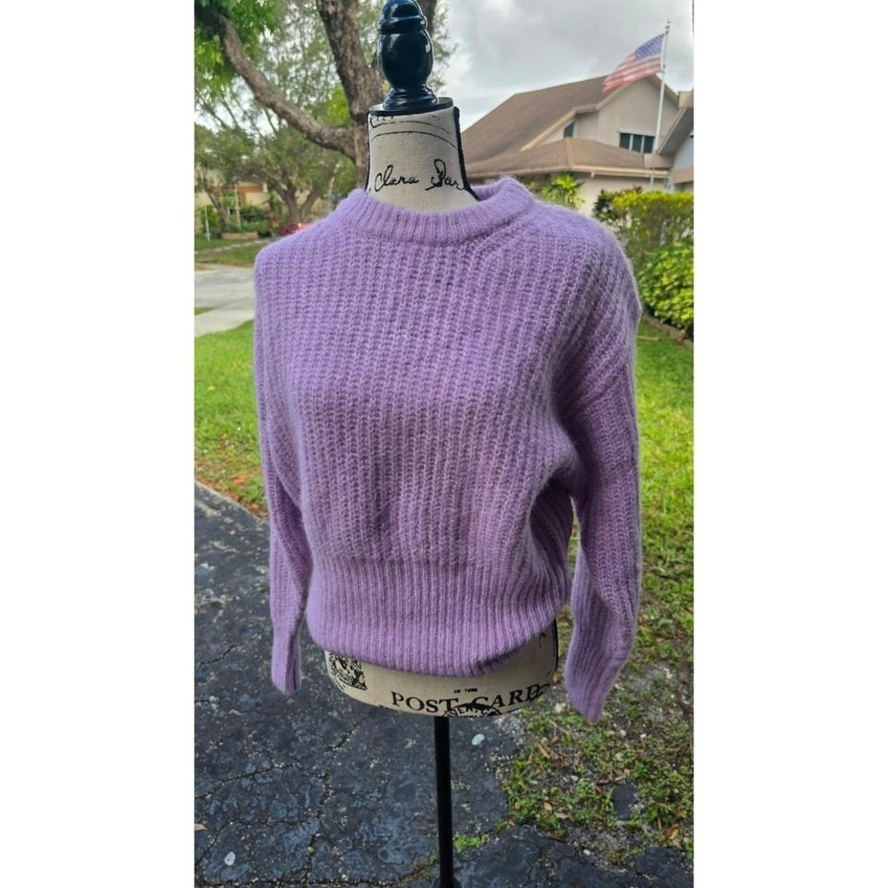 Zara purple sweater xl
